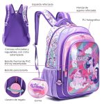 MOCHILA UNICORN TWINS C/LLAVERO 18" ART 37612 LAÑ