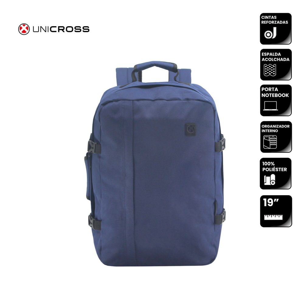 MOCHILA TRAVEL UNICROSS AZUL 19" 62.700.3 BAO