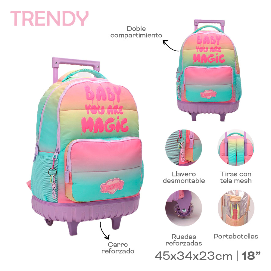 MOCHILA CARRO TRENDY BABY YOUR MAGIC 28036 AAO