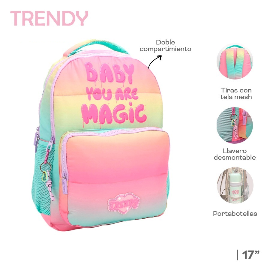 MOCHILA TRENDY BABY YOU'RE MAGIC 28037 AAÑ
