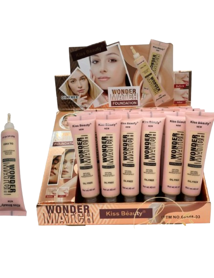BASE LIQUIDA WONDER KISS BEAUTY ART 68548-03 AAÑ