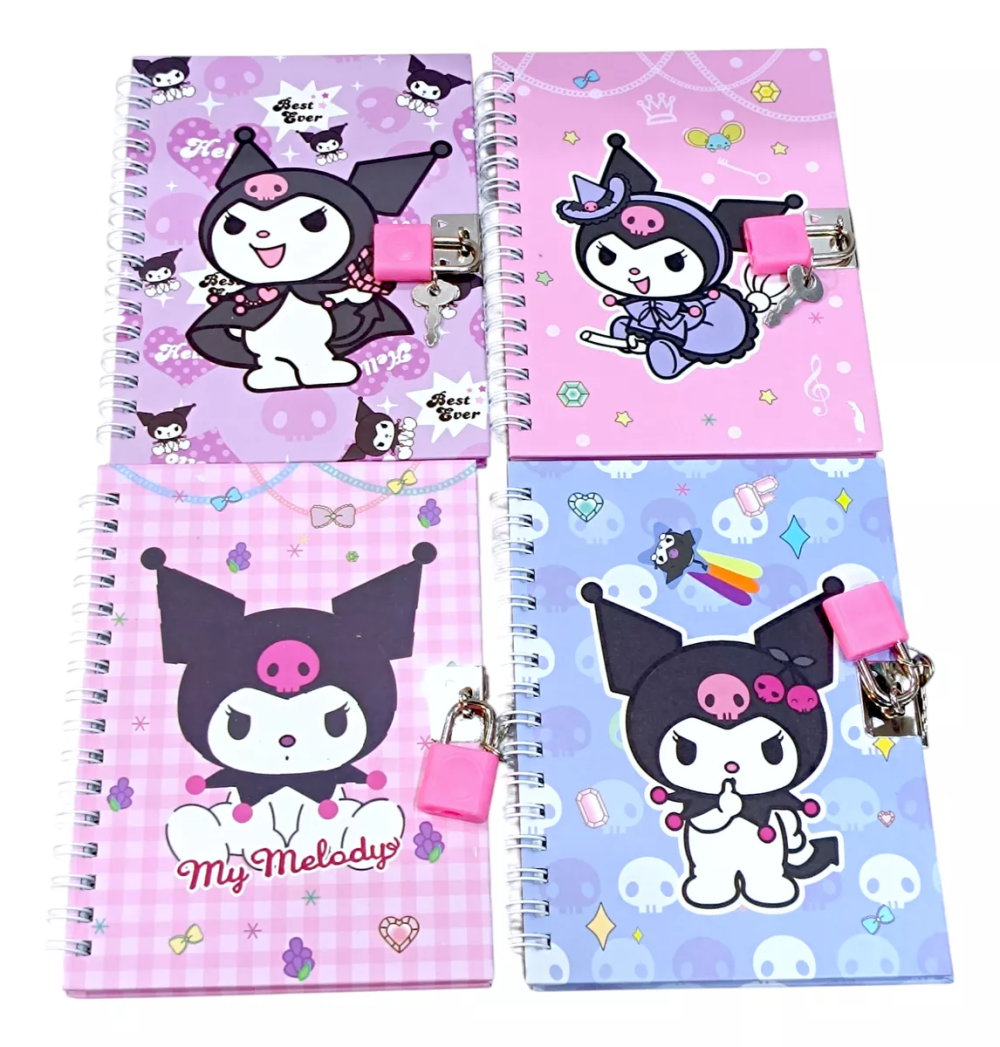 DIARIO C/CANDADO KUROMI 6966 BAÑ