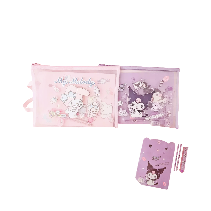 SET A4 DE CARTUCHERA + UTILES SANRIO 409133/3366 BAÑ