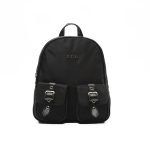 MOCHILA DE NYLON CON DETALLES PU ART MO0100B/101B/102B GAO