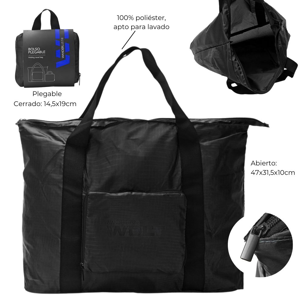 BOLSO PLEGABLE WANDERLUST 47X32X11 CM ART 38213 CAÑ