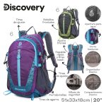 MOCHILA CAMPING DISCOVERY 51X33X18CM ART 22312 BAO