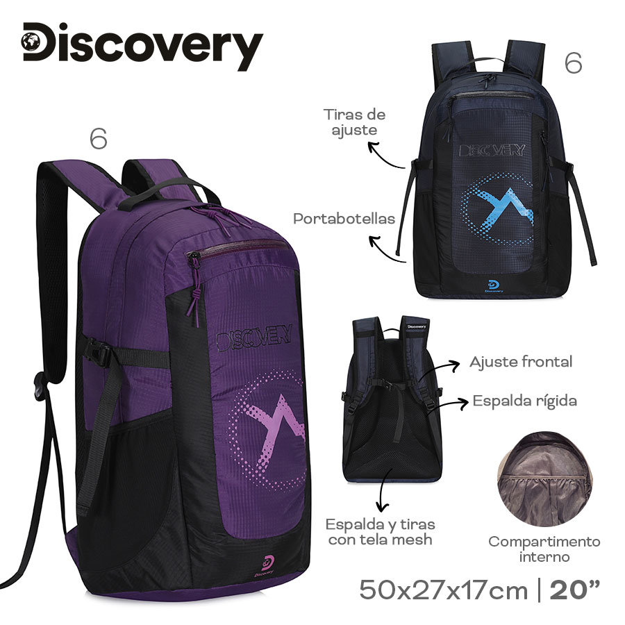 MOCHILA DISCOVERY 50X27X17CM ART 16942 BAO