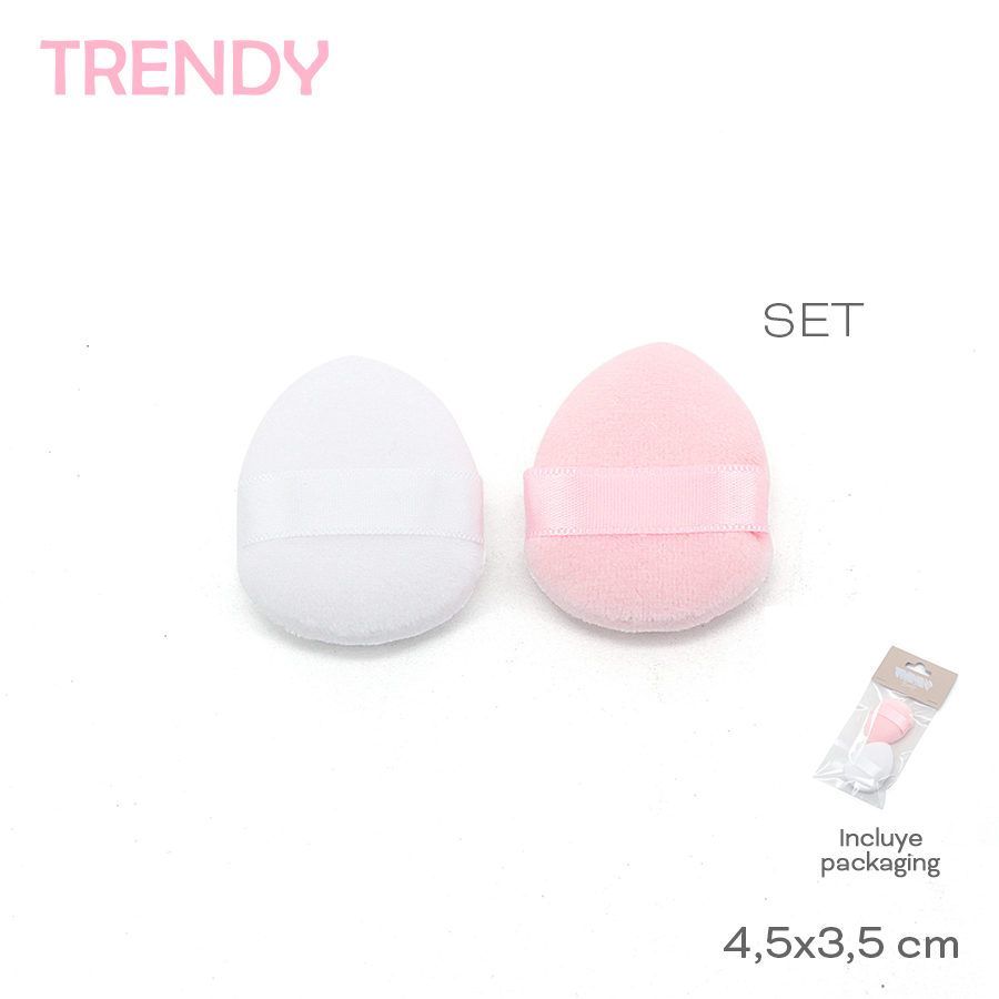 ALMOHADILLA MAQUILLAJE SET X2 UND TRENDY ART 18691/18699 AAO