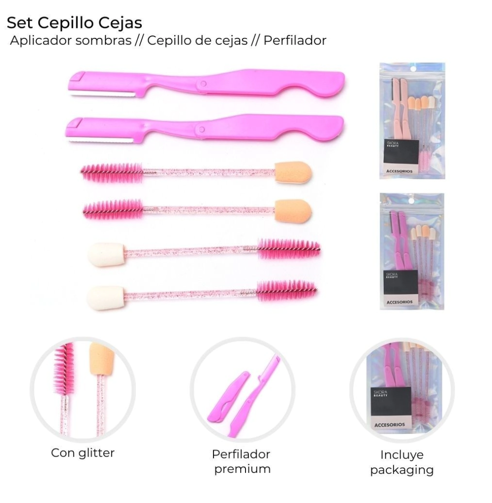 SET CEPILLO CEJA, APLICADOR Y PERFILADOR 38873 BAO