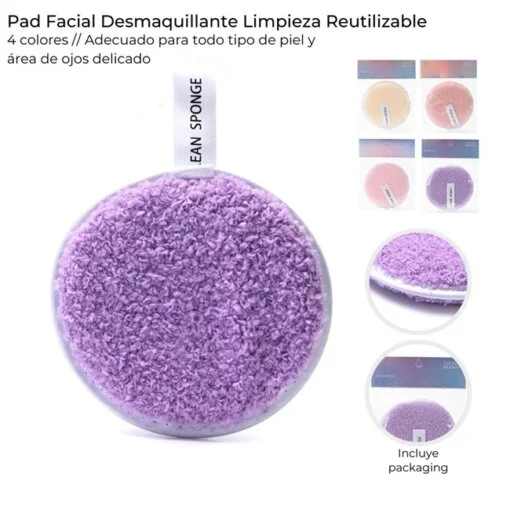 PAD FACIL DESMAQUILLANTE LIMPIEZA REUTILIZABLE 38877 AAO