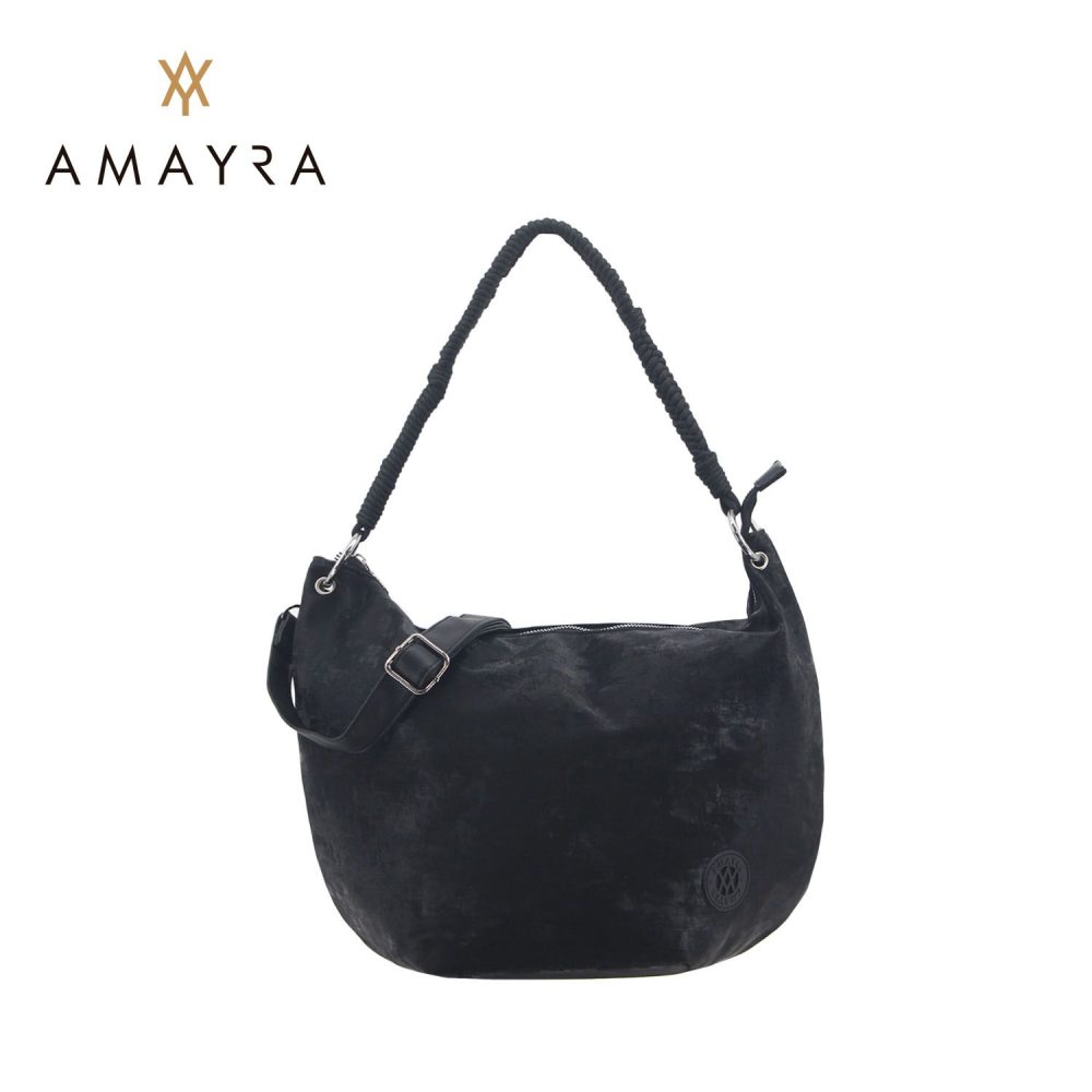CARTERA AMAYRA GAMUZA NEGRA 67.C2898.1 HAÑ