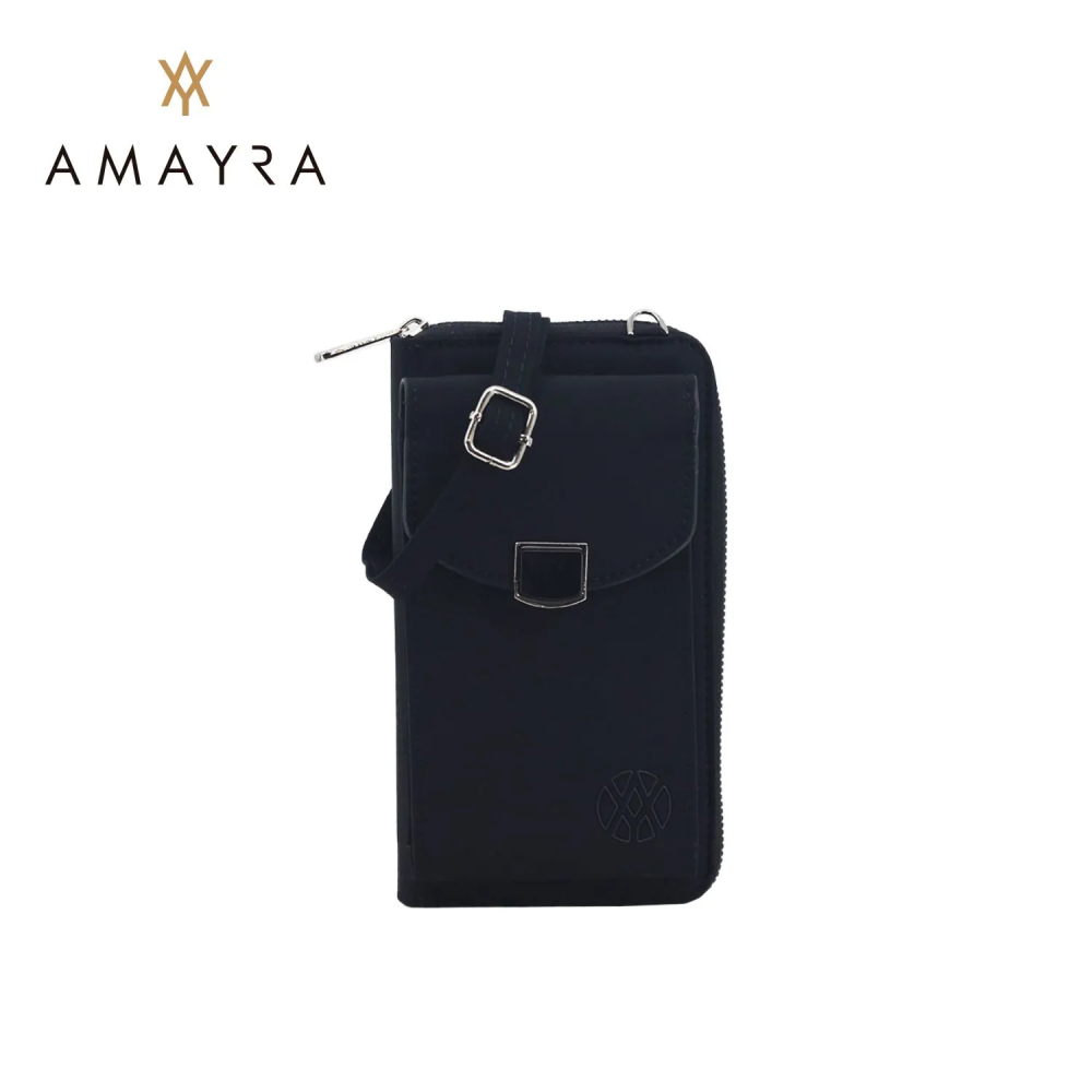 BANDOLERA PORTACELULARES AMAYRA NEGRA  ART 67.B998.1 JAÑ