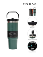 VASO TERMICO WANDERLUST C/PICO VERDE 900ML ART 39425 AAO