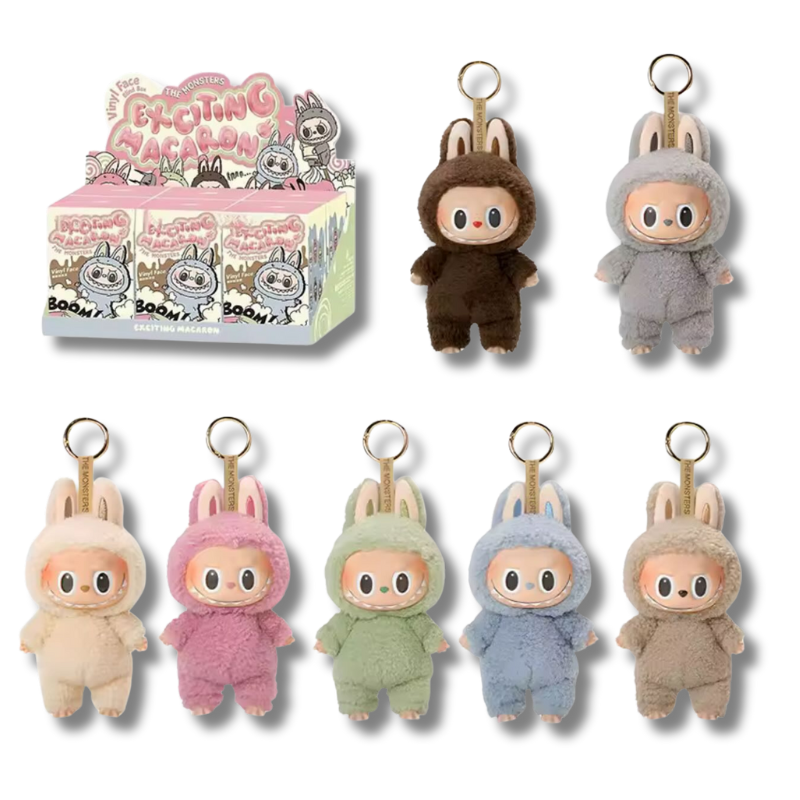 LLAVERO PELUCHE LABUBU PARADO SORPRESA C/LUZ Y MUSICA GAÑ