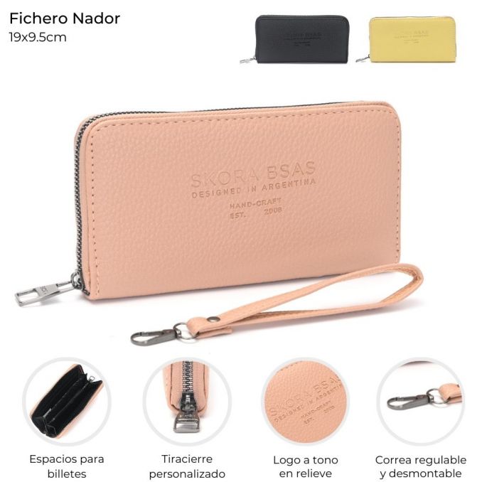 BILLETERA NADOR CIERRE SIMPLE ART 39853 GAÑ