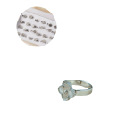 ANILLO ACERO VC FLOR AN2154 GAÑ