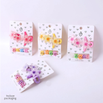 SET PELO TRENDY FLOR X6UNIDADES ART 54048 HAÑ