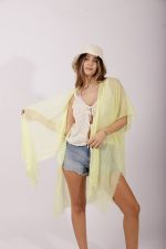 KIMONO AMARILLO 100% POLIESTER 90X180CM LA2008-31 JAÑ