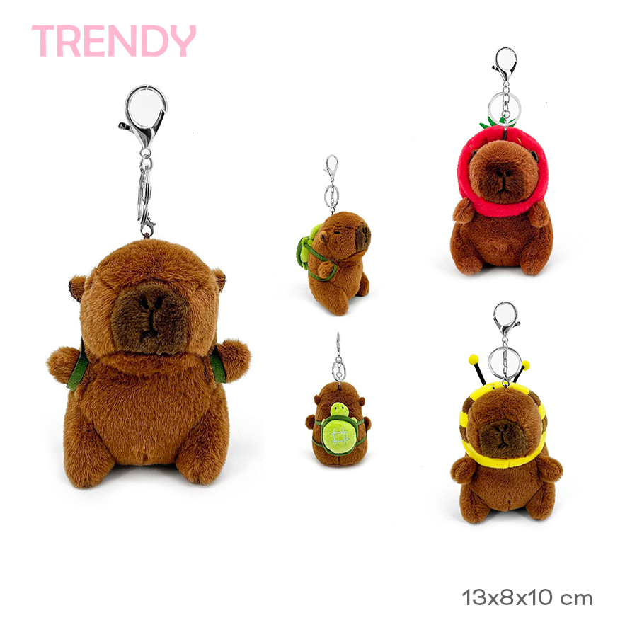 LLAVERO PELUCHE CAPY TRENDY ART 30477 IAÑ