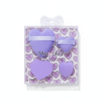 ESPONJA FACIAL CORAZON X4PCS MOC1096 IAÑ
