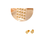 ARO ACERO DORADO FLOR VC STRASS XBLIS AR1419D IAÑ
