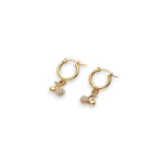 ARO ACERO DORADO COLGANTE CEREZAS STRASS XPAR AR4544D IAÑ