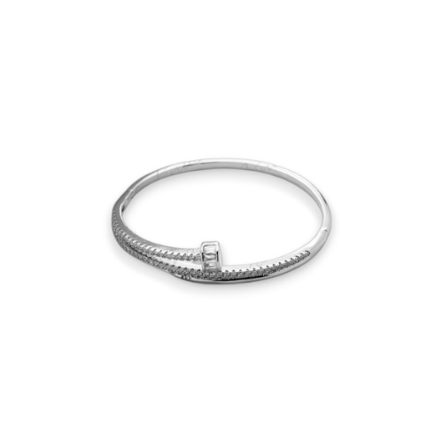 PULSERA RIGIDA BRONCE MICROPAVE CIERRE INTERNO PUL53 IAÑ