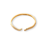 PULSERA RIGIDA BRONCE DORADO C/MICROPAVE PUL66D KAÑ