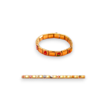 PULSERA ITALIANA ARMADA ACERO DORAD FKAPU002D IAÑ