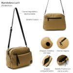 BANDOLERA LURIL CAMEL 27X18X11 ART 39943 IAÑ