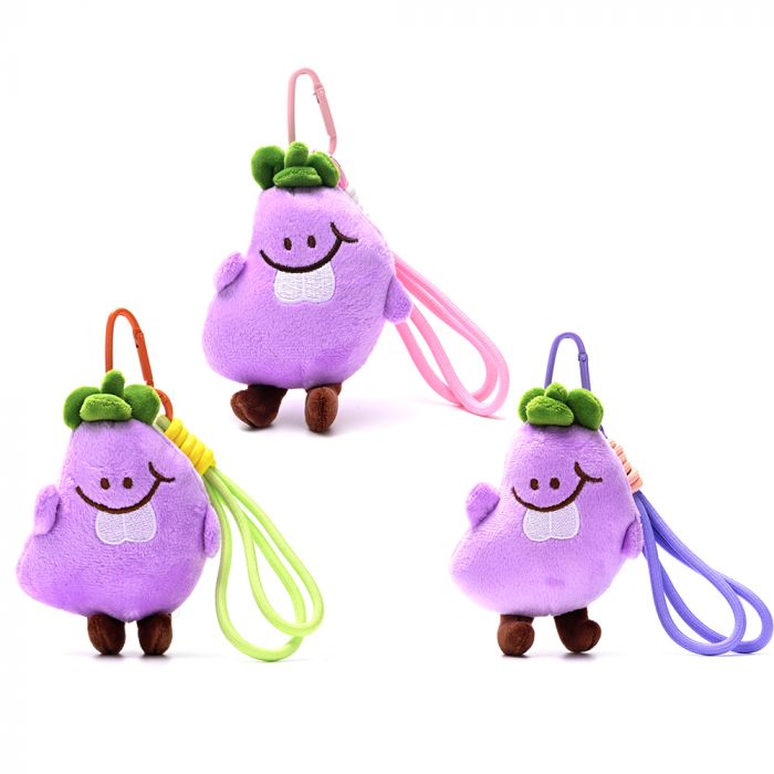 LLAVERO BAG CHARM EGGPLANT 13CM ART 41730 JAÑ
