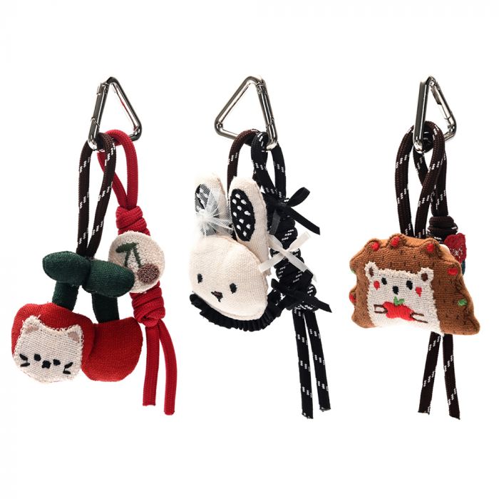 LLAVERO BAG CHAR CHERRYS CAT ART 41733 JAÑ