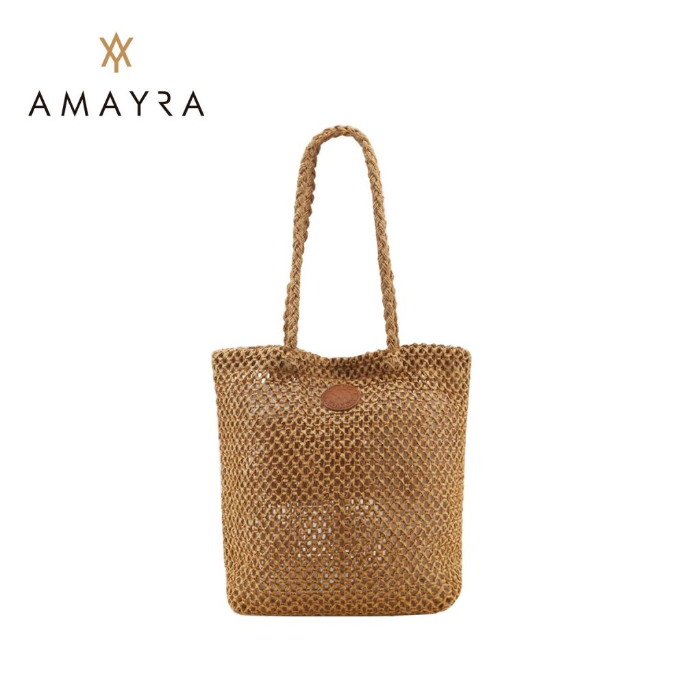 BOLSO PLAYERO AMAYRA MARRON ART 67.5083.1 JAÑ