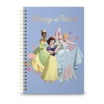 CUADERNO TAPA D ESPIRALADO 16x21 PRINCESAS ART 701621-P KAÑ