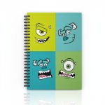 CUADERNO TAPA D ESPIRALADO A4 MONSTER INC ART 702129-M KAÑ