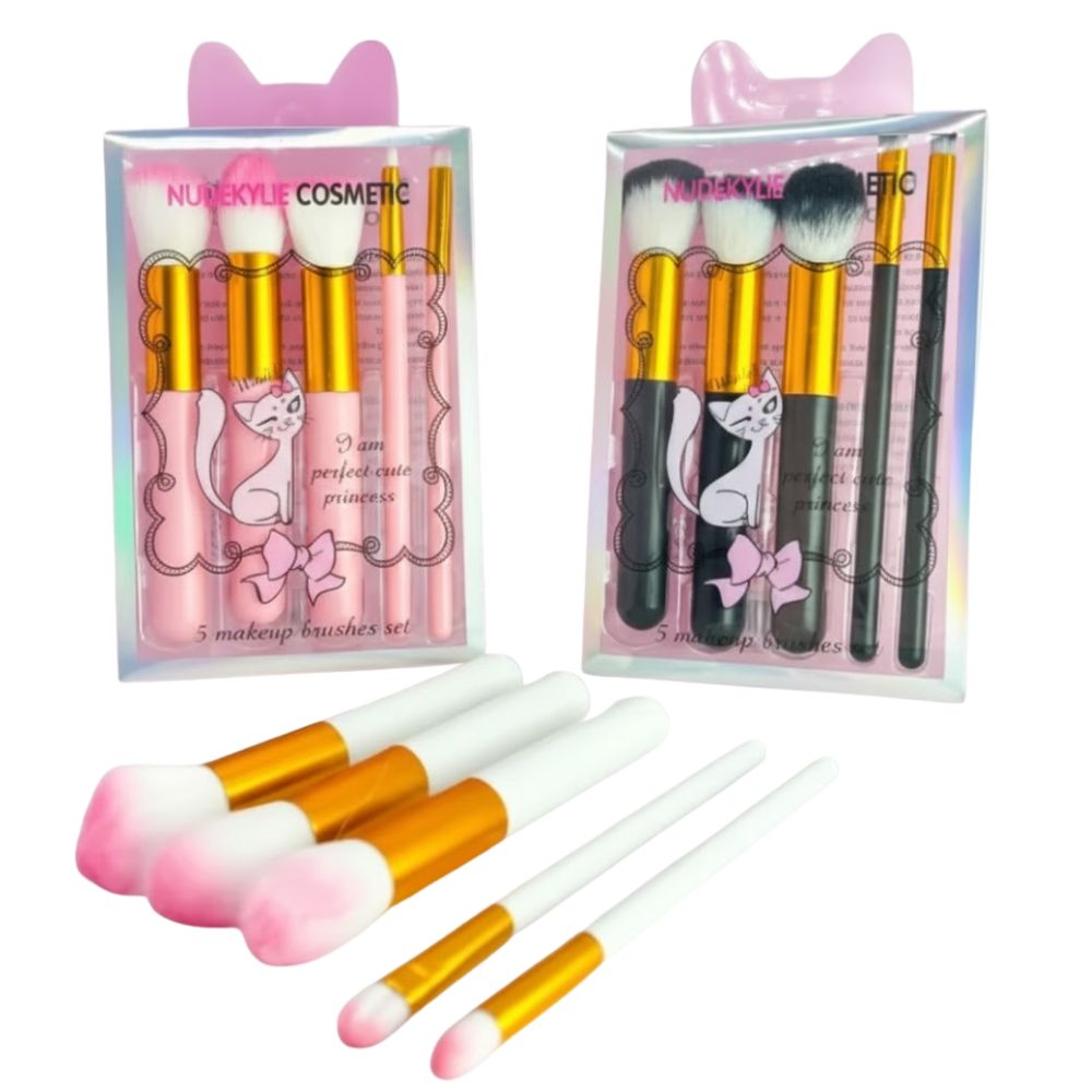 SET DE BROCHAS 5PCS GATO PRINCESS ART C-1024 KAÑ