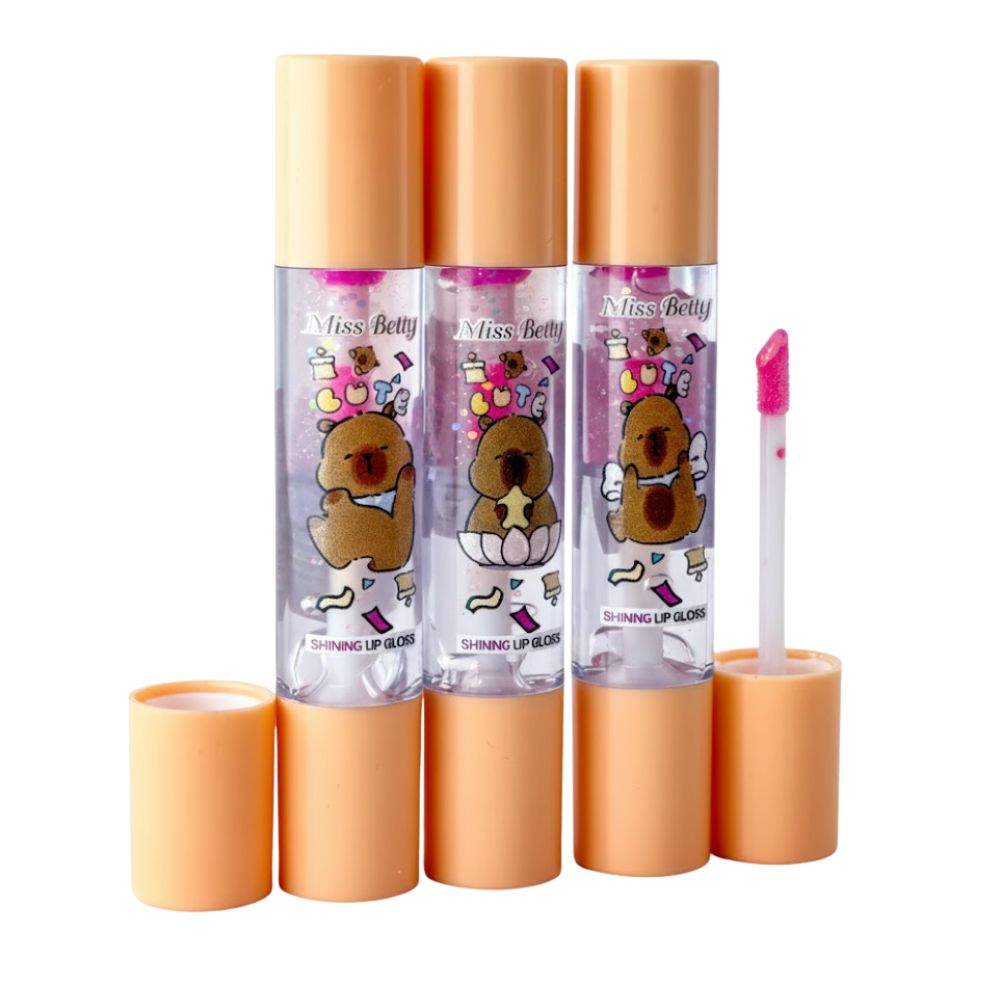 ACEITE LABIAL + TRANSPARENTE 2 EN 1 CAPYBARA  ART L5363 KAÑ