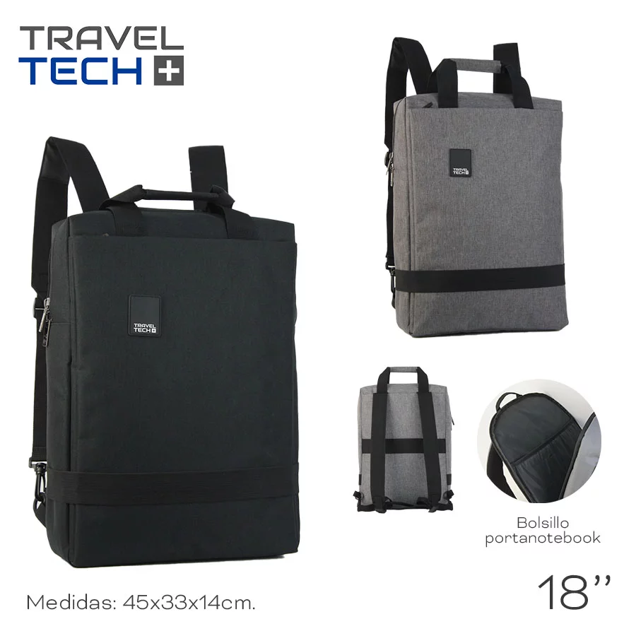 MOCHILA PORTANOTEBOOK TRAVEL TECH 27528 FAÑ