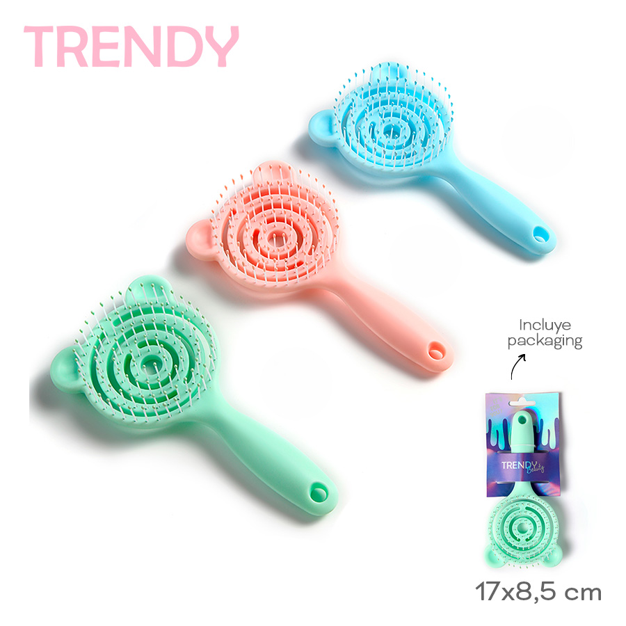 CEPILLO TRENDY ROSA/CELESTE/MENTA ART 52980 FAO