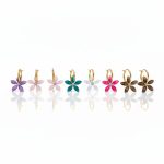 ARO ARGOLLA ACERO DORADO FLOR XPAR AR4581D LAÑ