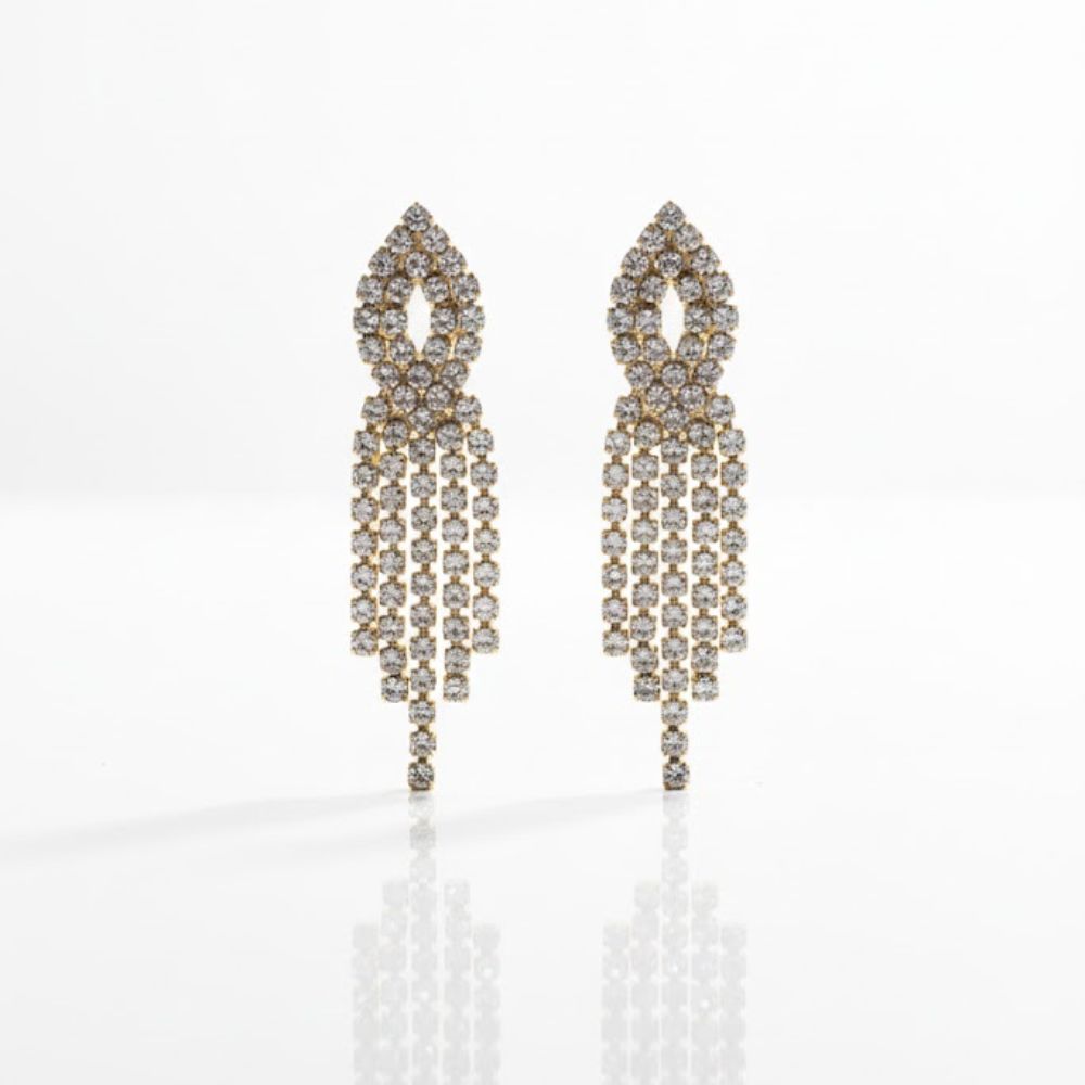 ARO DE STRASS GOLD FORMA ART BR2503 LAÑ