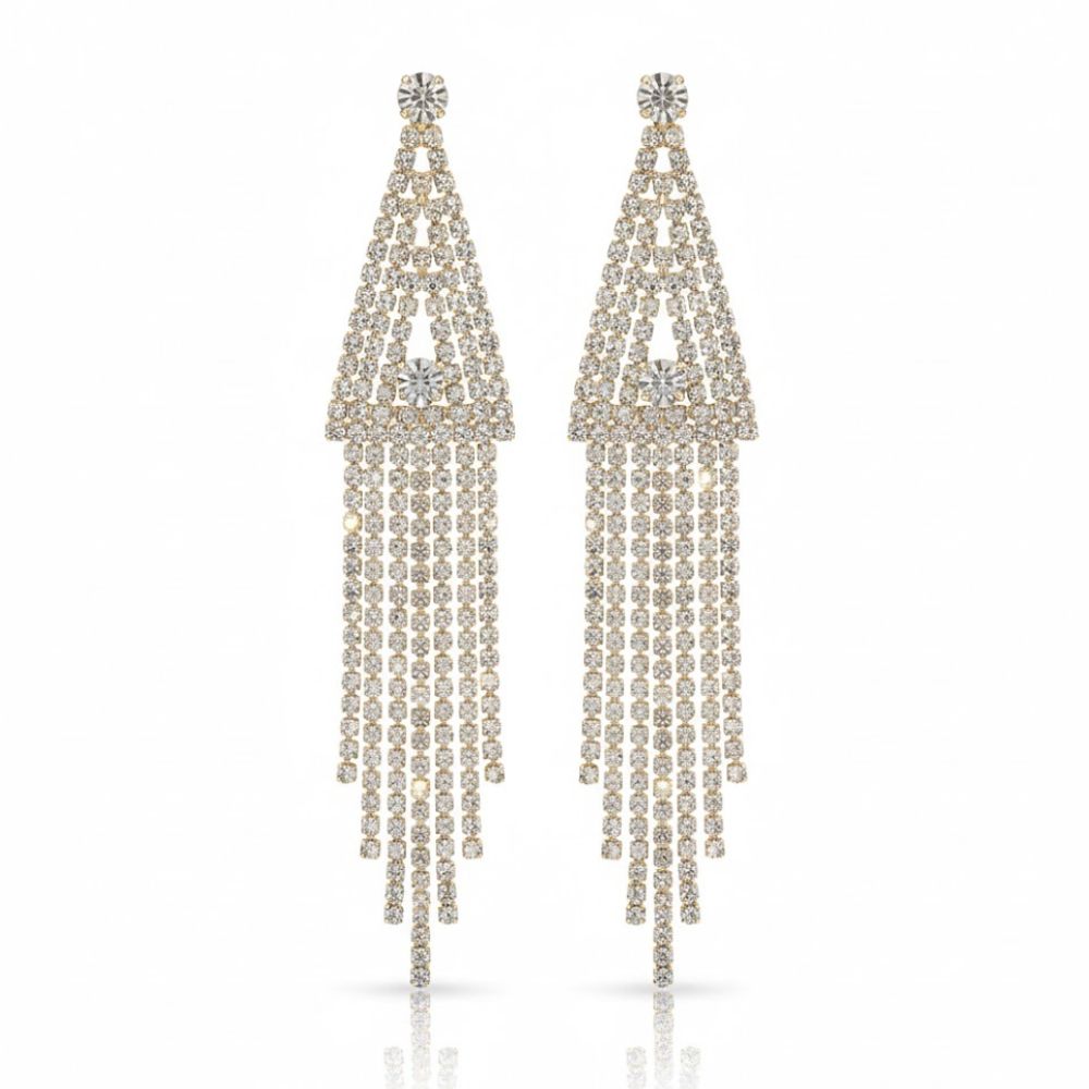 ARO DE STRASS CRYSTAL SHINE GOLD ART BR2750 LAÑ