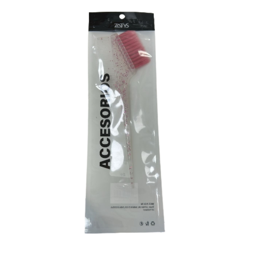 PEINE BROCHA GLITTER P/TINTURA ZATYS ART PE130697 LAÑ