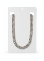 COLLAR CON STRASS TRIPLE ELEGANTE ART BR2353 LAÑ