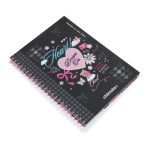 CUADERNO A4 ESPIRALADO COLLECTION BLACK ART ST18 AAO