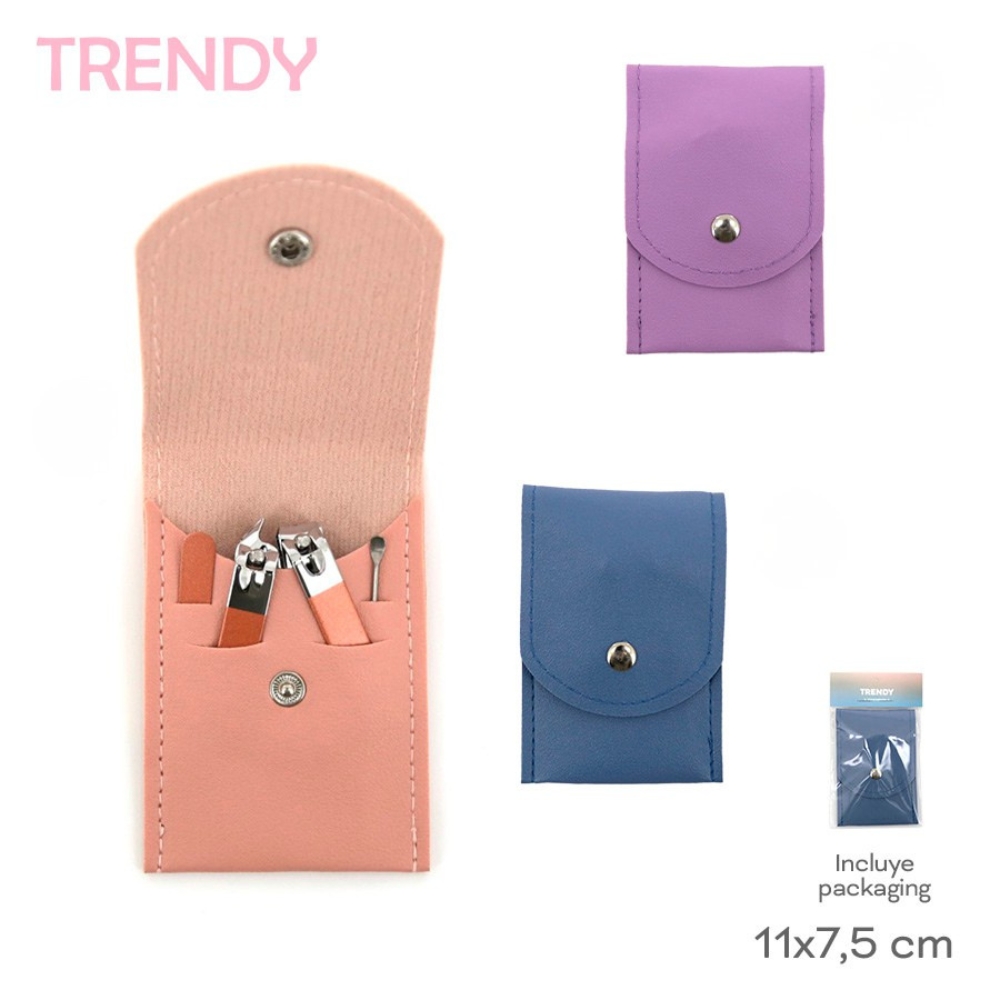 SET MANICURA TRENDY C/ESTUCHE ART 17814 IAO