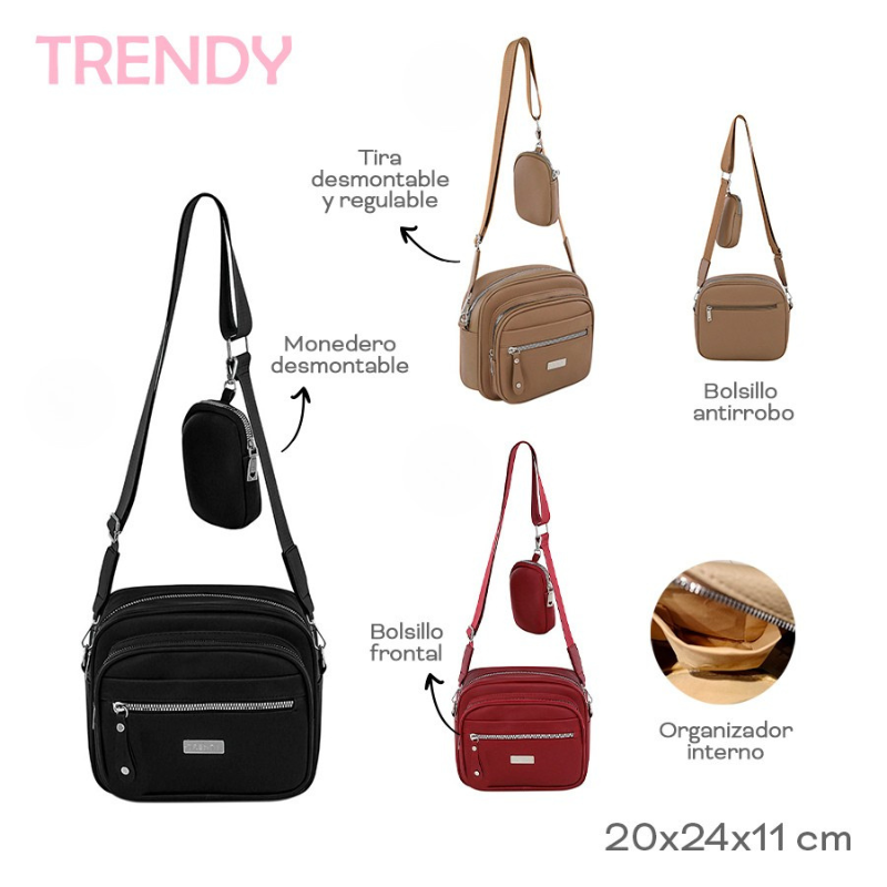 MORRAL C/ MONEDERO TRENDY ART 18826 BAO