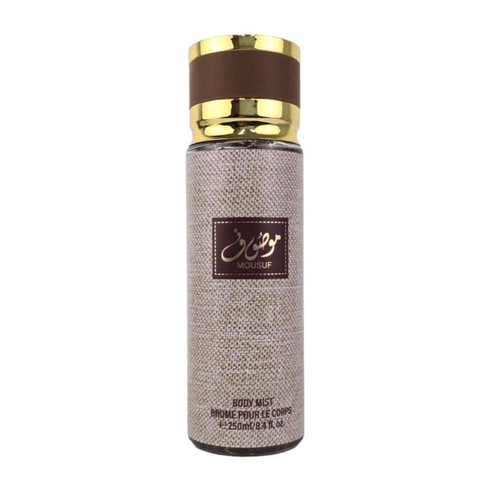 BODY SPLASH 100ML ÁRABE HOMBRE MOUSUF MARRÓN ART 1918-10 BAO