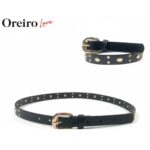CINTURON OREIRO C/ APLIQUE DORADO ART 54558 BAO