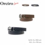 CINTURON OREIRO LOVE C/ HEBILLA PLAT ART 54550 BAO